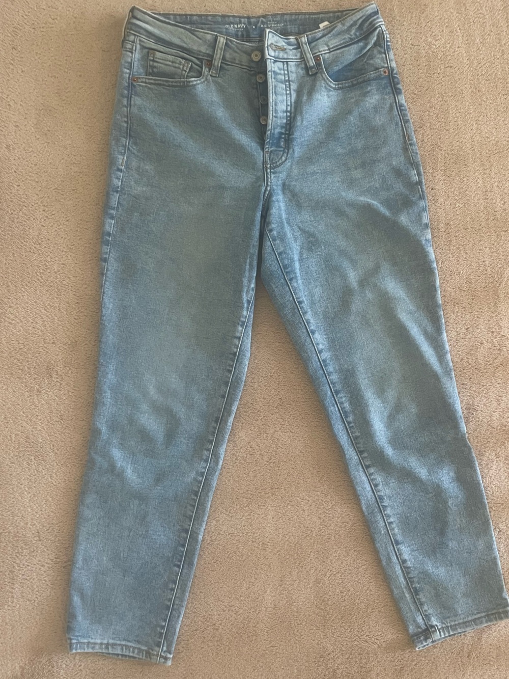 Old Navy Light Blue High-Rise Jeans